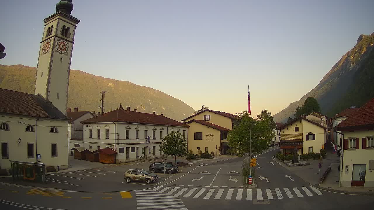 Live webcam Kobarid city center – Soča valley – Slovenia