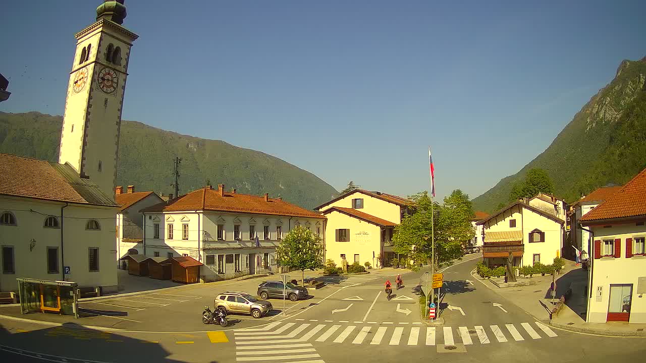 Live webcam Kobarid city center – Soča valley – Slovenia