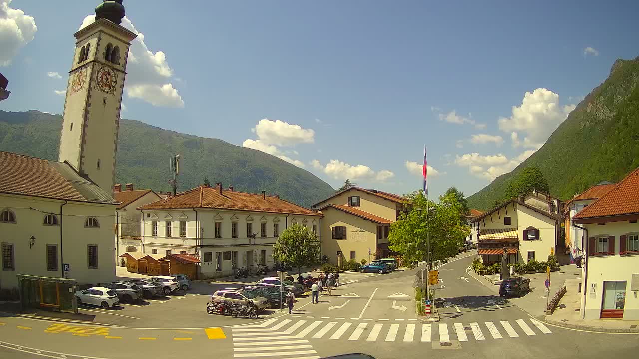Live webcam Kobarid city center – Soča valley – Slovenia