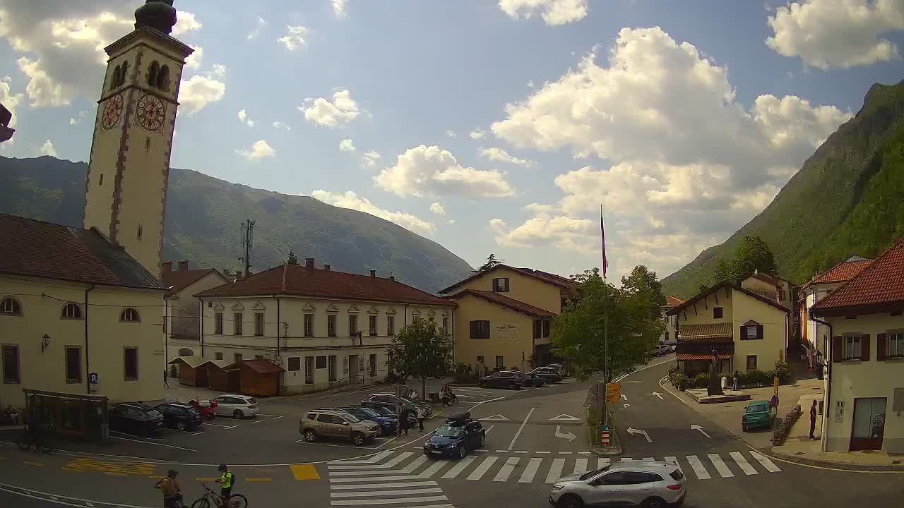 Live webcam Kobarid city center – Soča valley – Slovenia