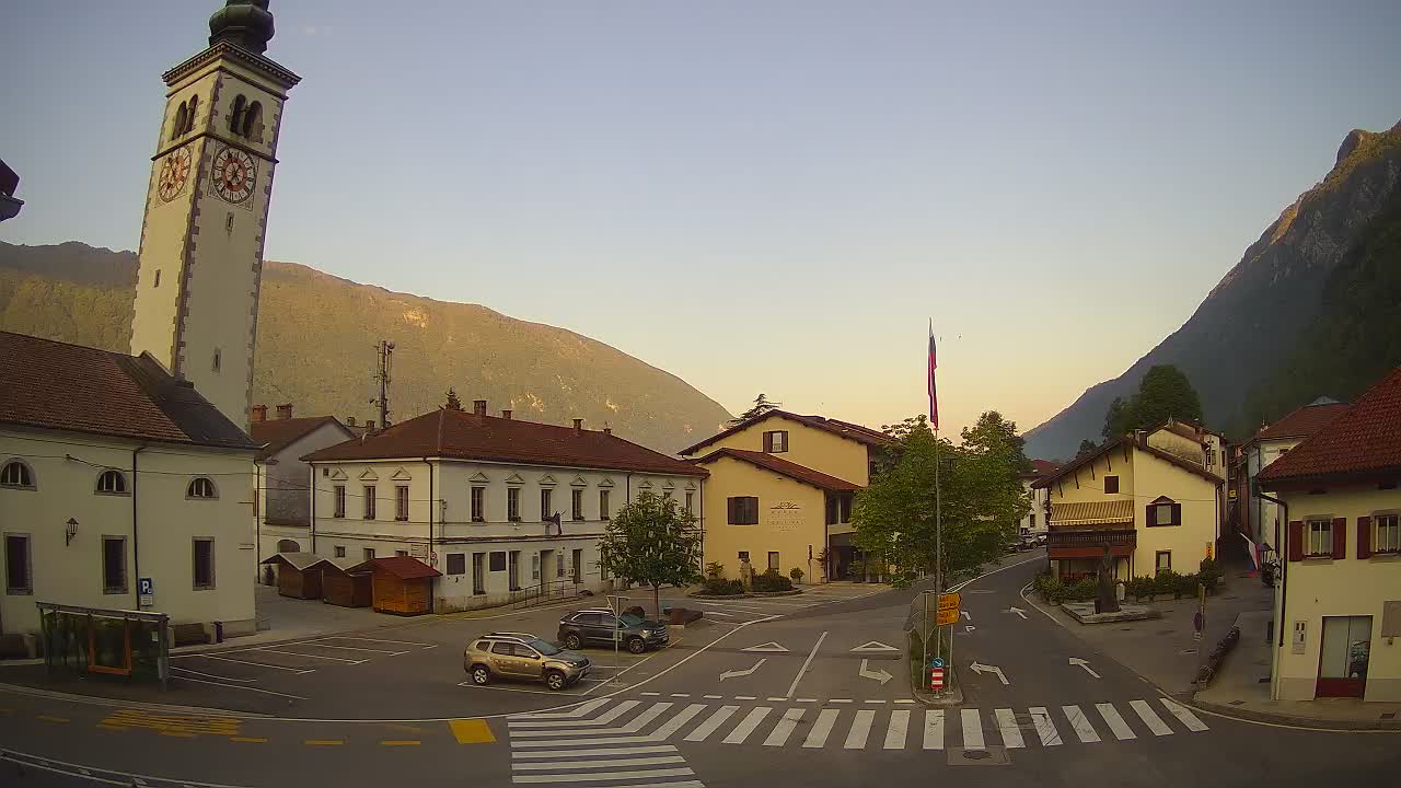 Live webcam Kobarid city center – Soča valley – Slovenia