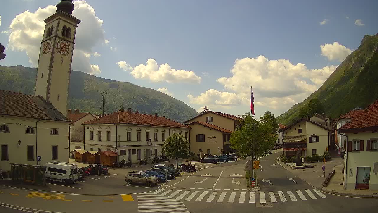 Live webcam Kobarid city center – Soča valley – Slovenia
