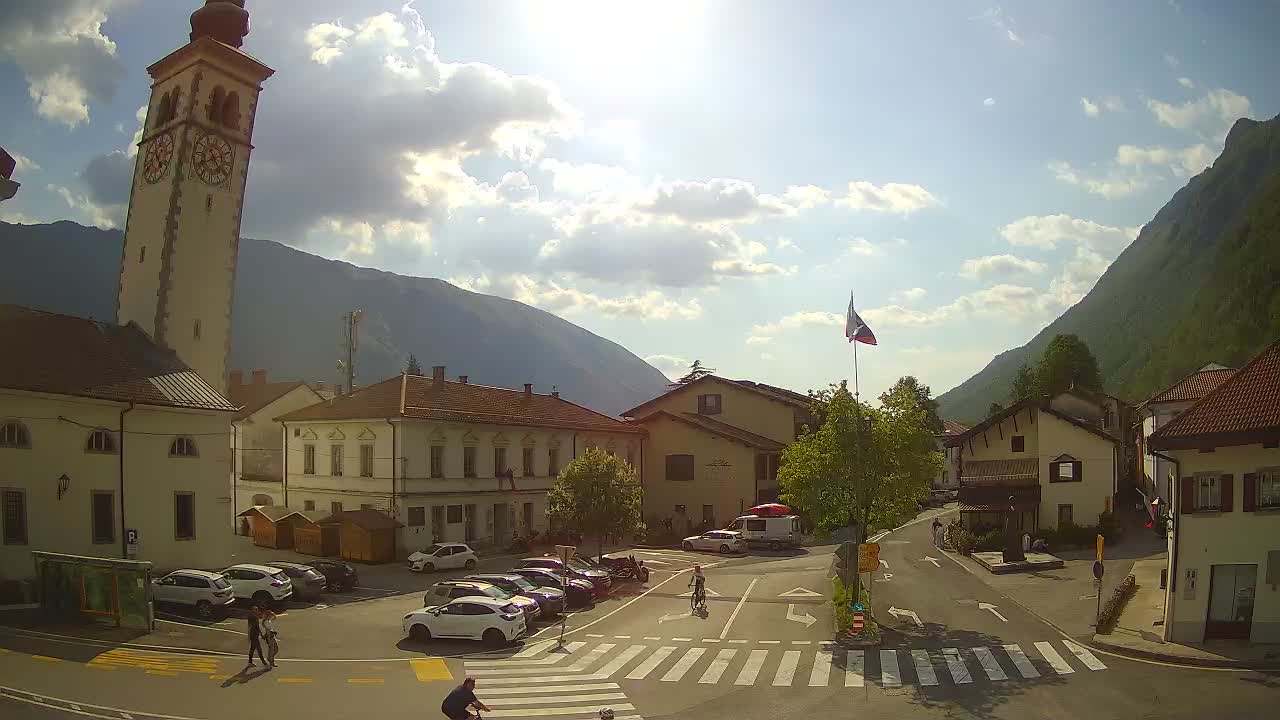 Live webcam Kobarid city center – Soča valley – Slovenia