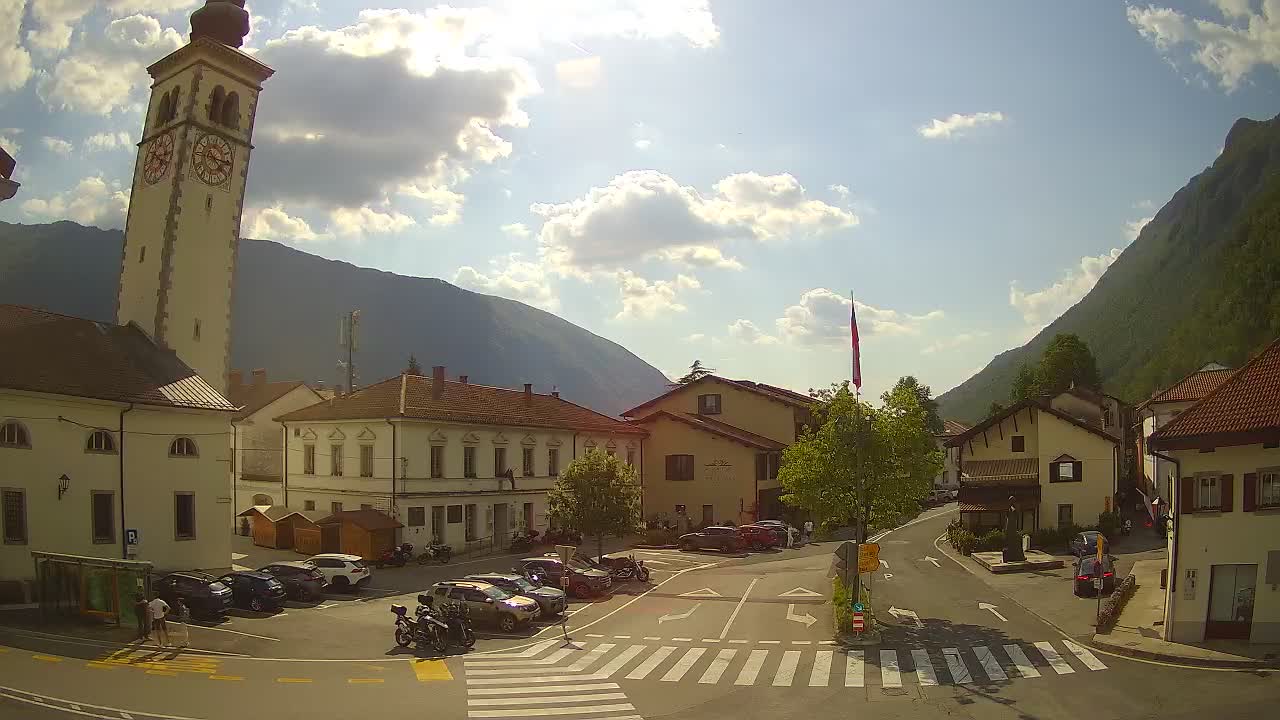 Live webcam Kobarid city center – Soča valley – Slovenia