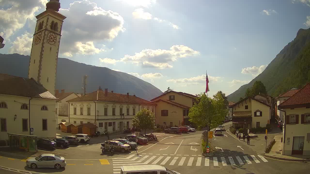 Live webcam Kobarid city center – Soča valley – Slovenia