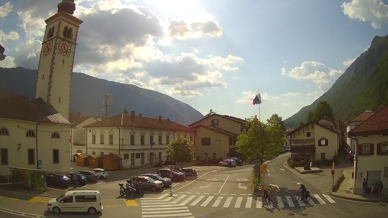 Live webcam Kobarid city center – Soča valley – Slovenia