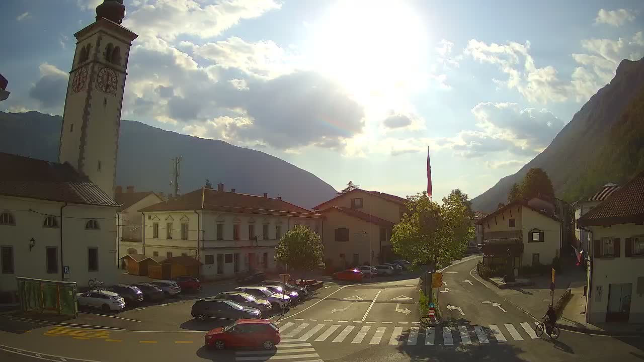 Live webcam Kobarid – Caporetto centro città – Valle dell’Isonzo – Slovenia