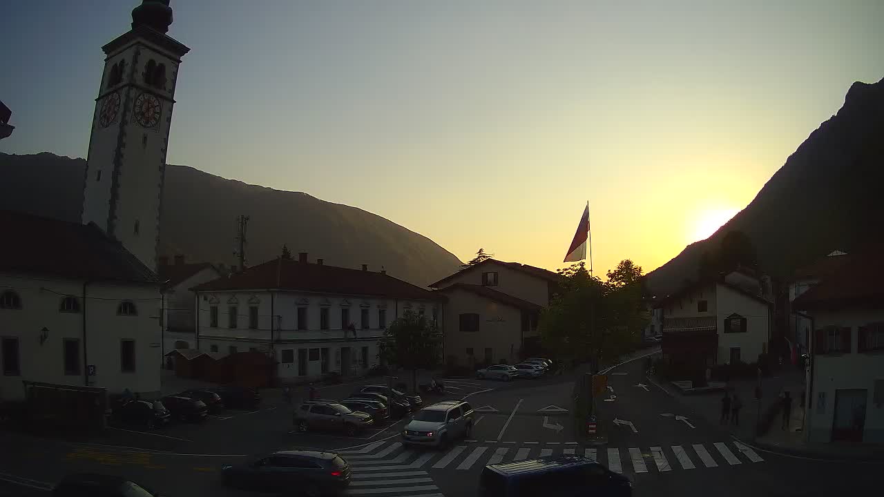 Live webcam Kobarid city center – Soča valley – Slovenia