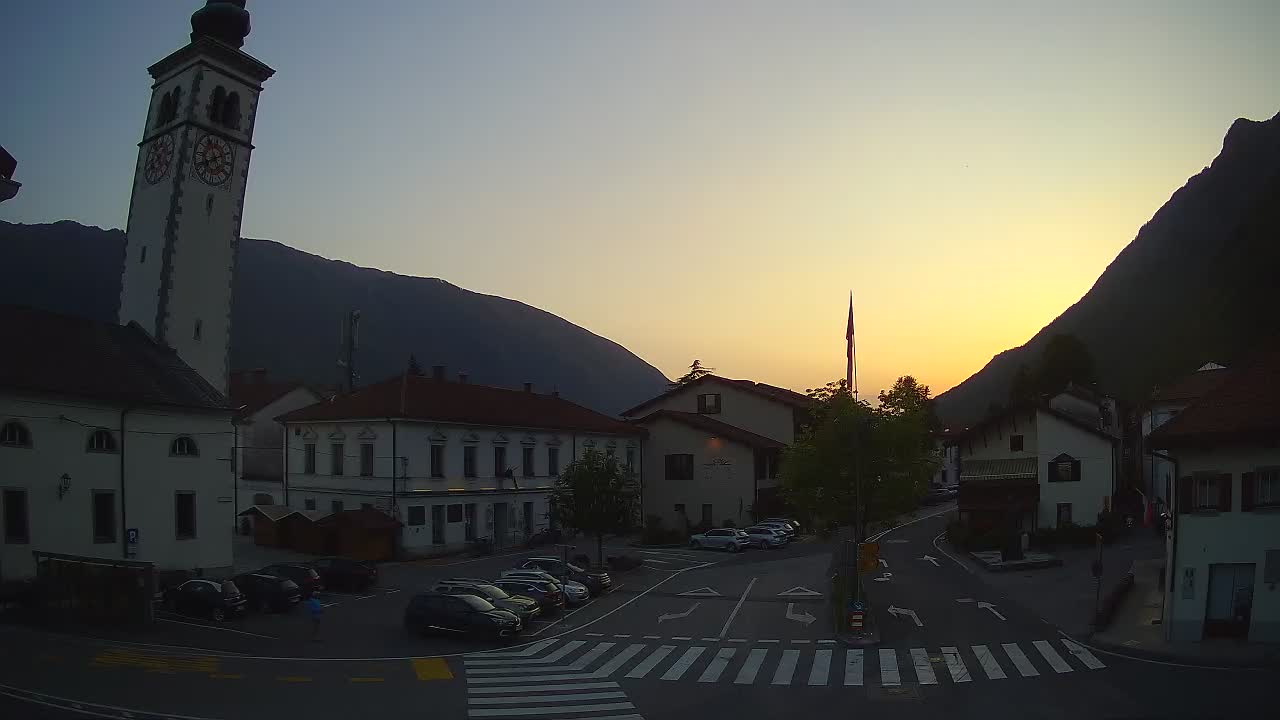 Webcam en direct du centre-ville de Kobarid – Vallée de la Soča – Slovénie