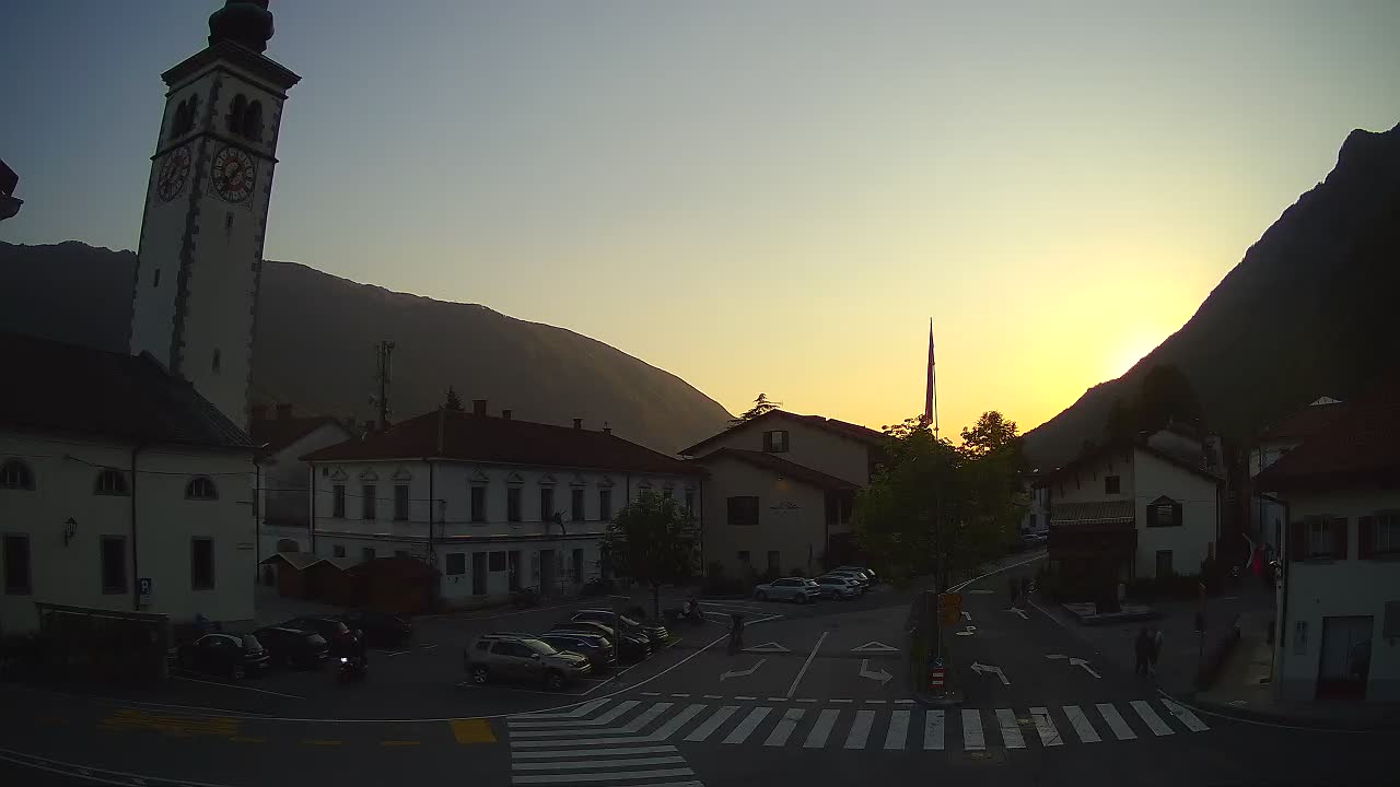 Webcam en direct du centre-ville de Kobarid – Vallée de la Soča – Slovénie