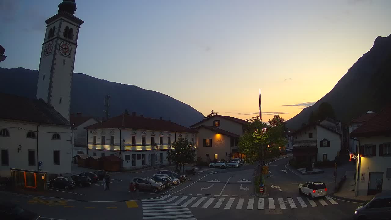 Live webcam Kobarid – Caporetto centro città – Valle dell’Isonzo – Slovenia