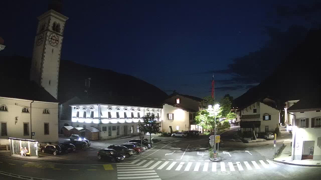 Live webcam Kobarid – Caporetto centro città – Valle dell’Isonzo – Slovenia