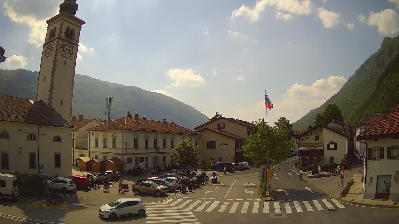 Live webcam Kobarid city center – Soča valley – Slovenia