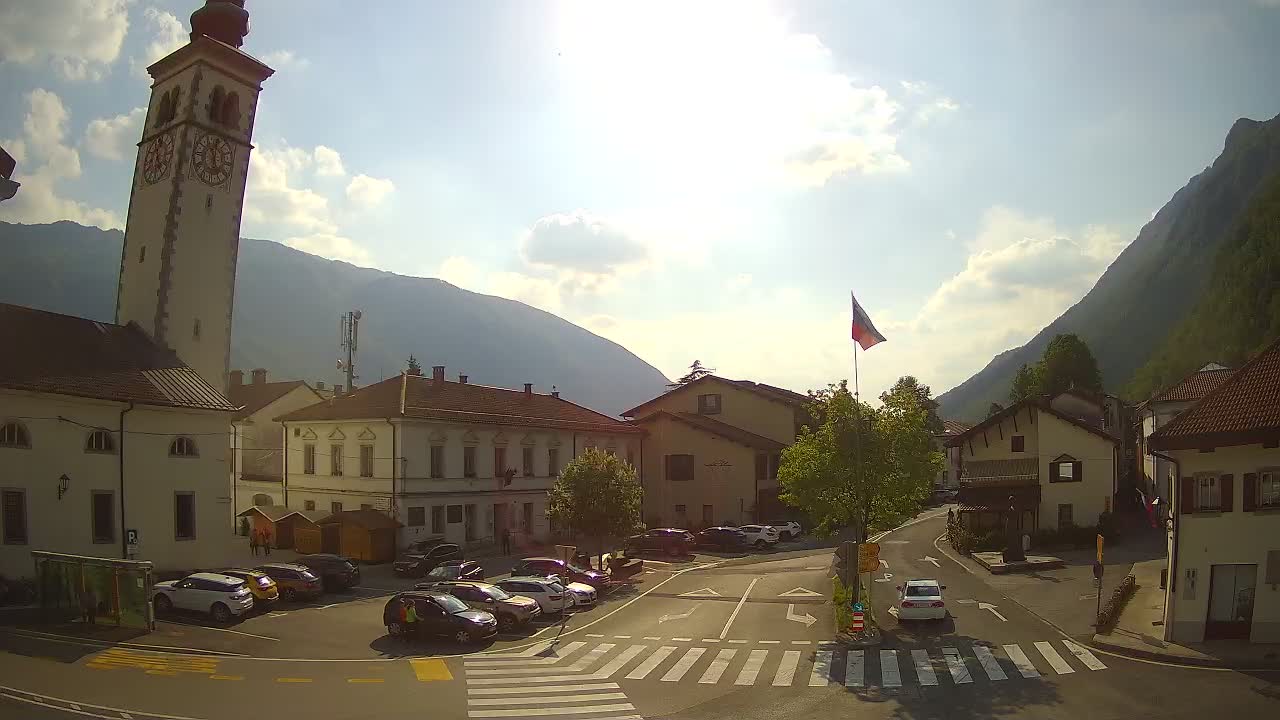 Live webcam Kobarid city center – Soča valley – Slovenia