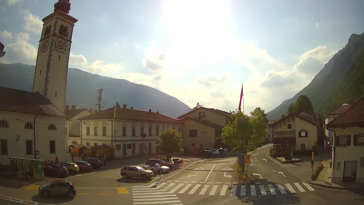 Live webcam Kobarid city center – Soča valley – Slovenia