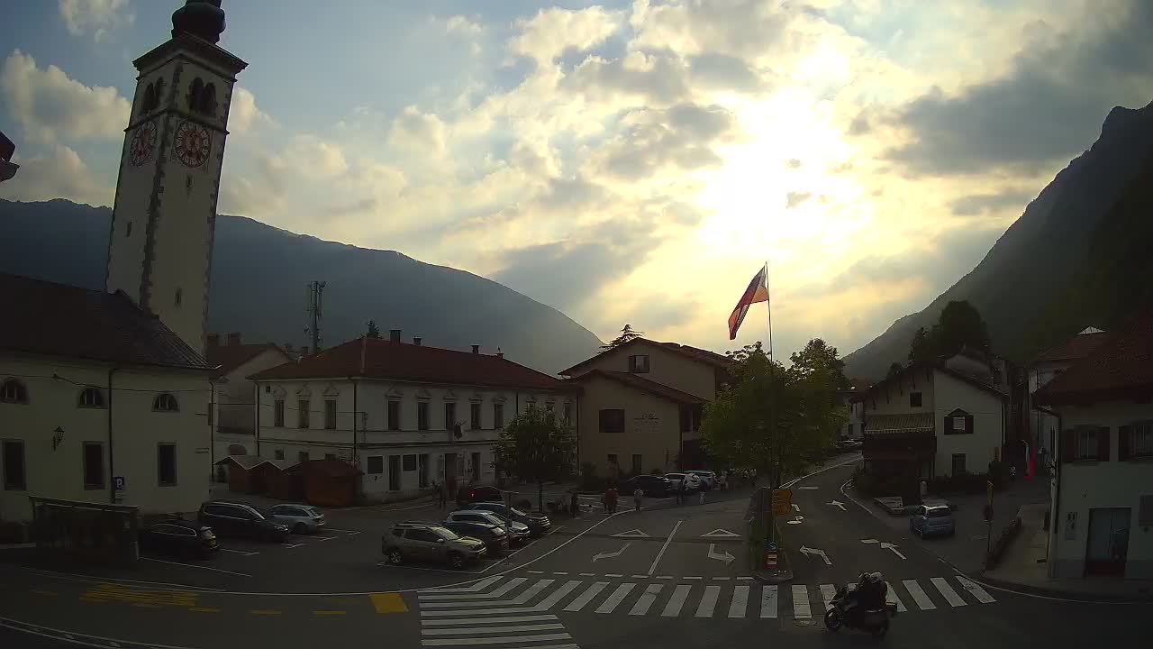 Webcam en direct du centre-ville de Kobarid – Vallée de la Soča – Slovénie