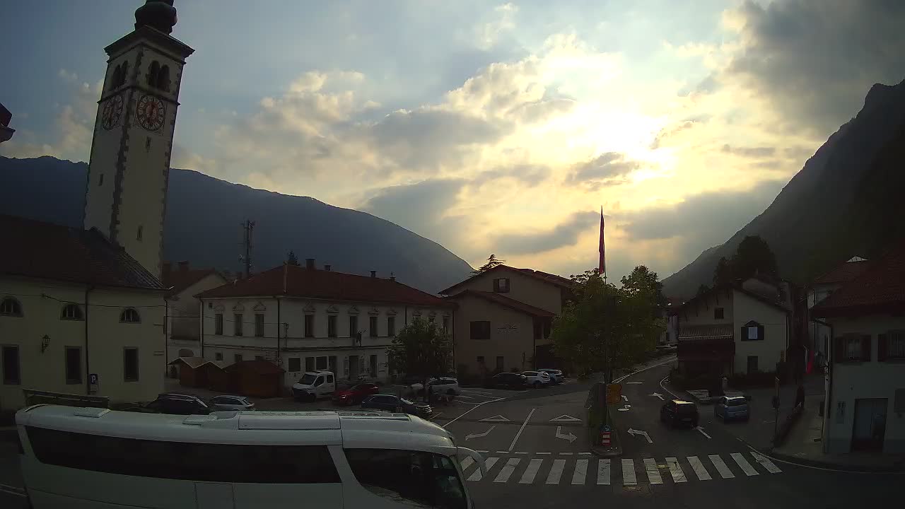 Live webcam Kobarid city center – Soča valley – Slovenia