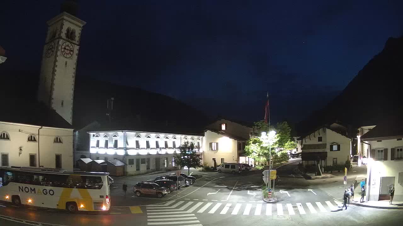Live webcam Kobarid – Caporetto centro città – Valle dell’Isonzo – Slovenia