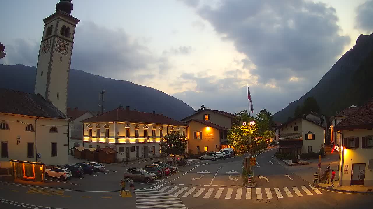 Webcam en direct du centre-ville de Kobarid – Vallée de la Soča – Slovénie