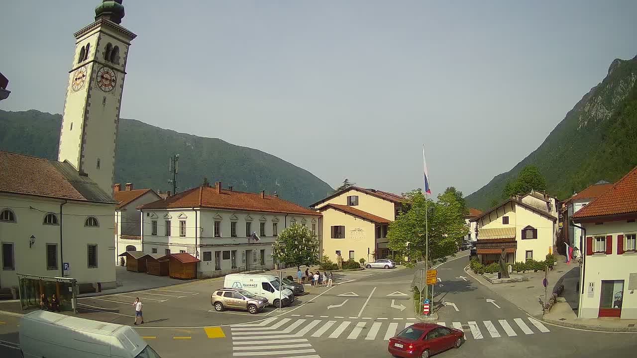 Live webcam Kobarid city center – Soča valley – Slovenia