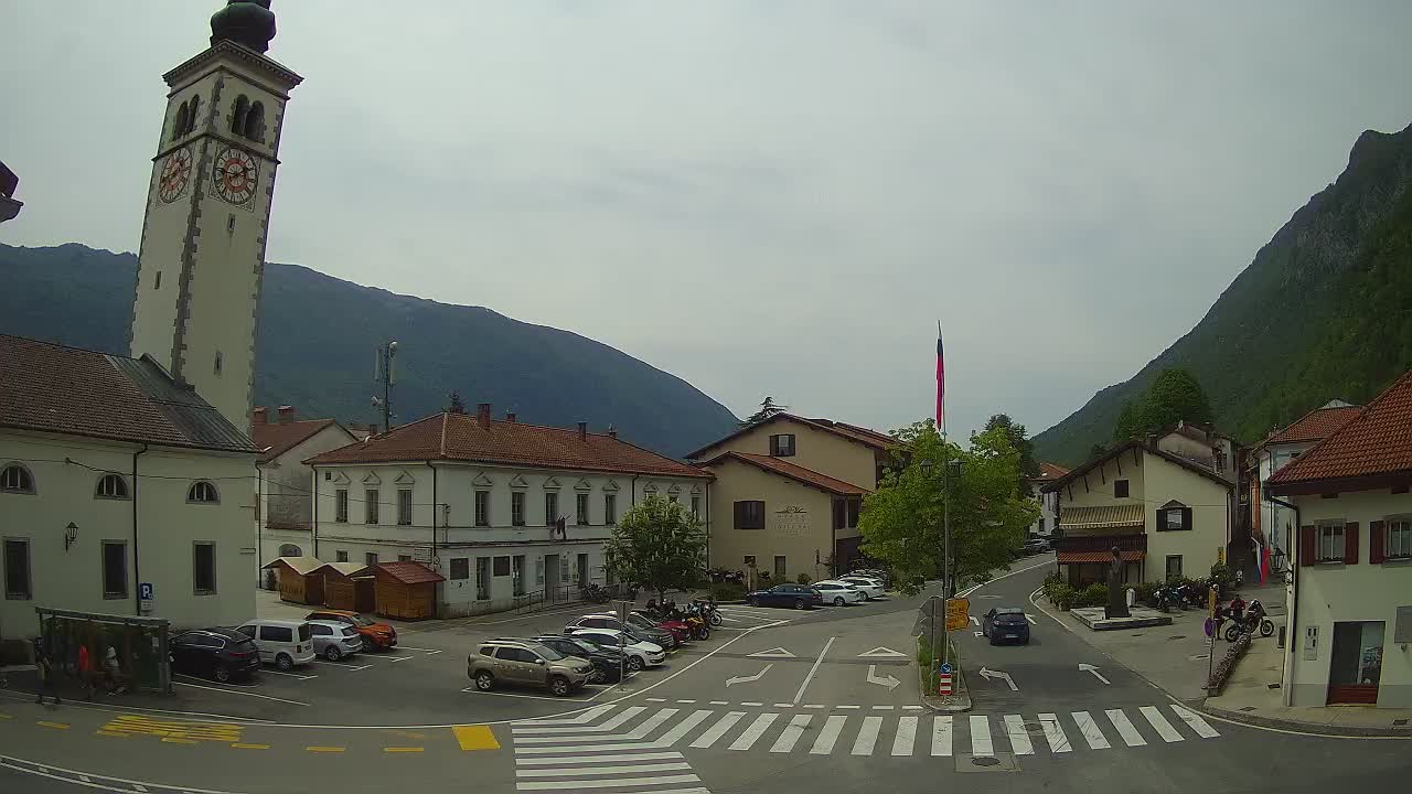 Live webcam Kobarid city center – Soča valley – Slovenia