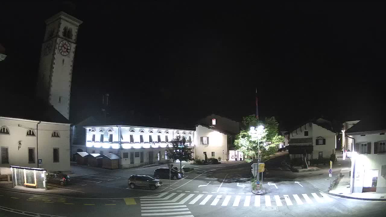 Live-Webcam Stadtzentrum von Kobarid – Soča-Tal – Slowenien