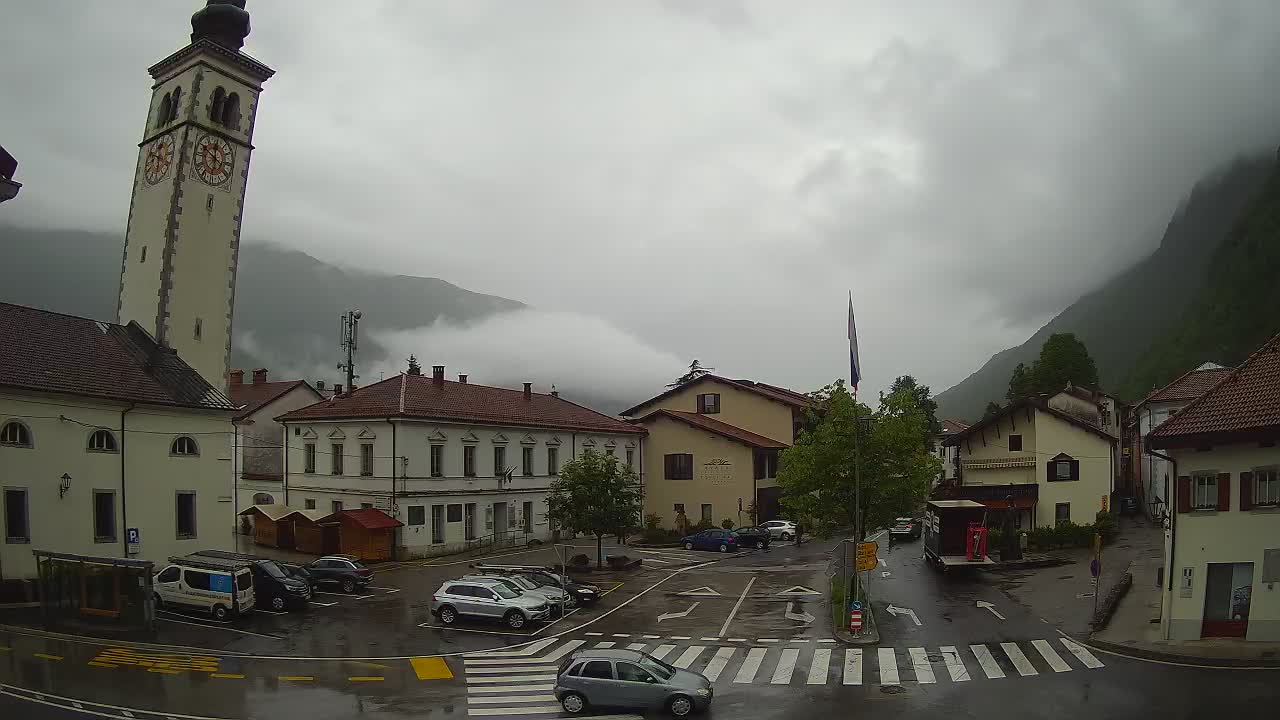 Live webcam Kobarid city center – Soča valley – Slovenia