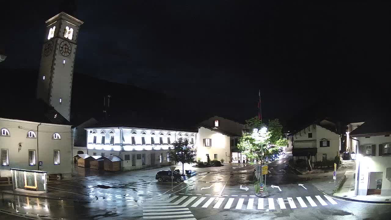 Cámara web en vivo Centro de la ciudad de Kobarid – Valle de Soča – Eslovenia