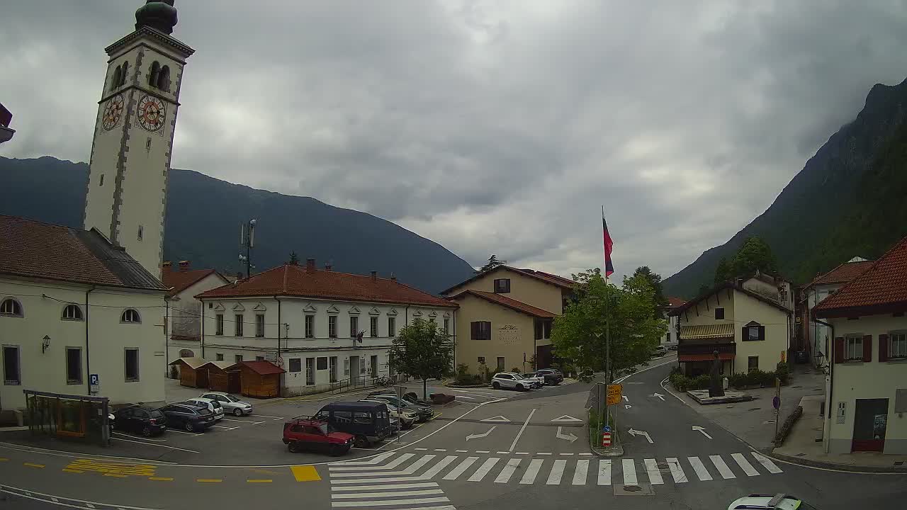 Live webcam Kobarid city center – Soča valley – Slovenia