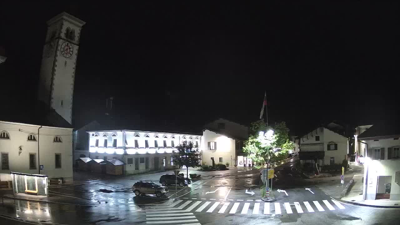Cámara web en vivo Centro de la ciudad de Kobarid – Valle de Soča – Eslovenia