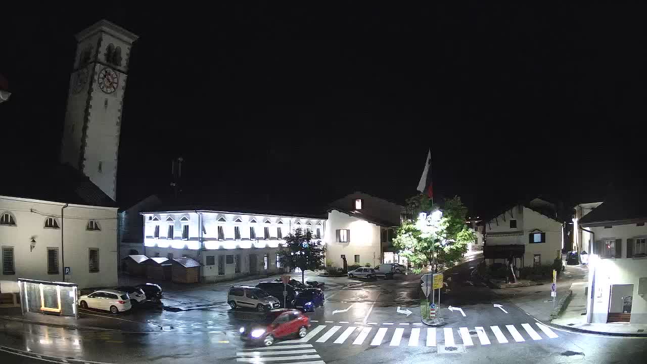 Live-Webcam Stadtzentrum von Kobarid – Soča-Tal – Slowenien