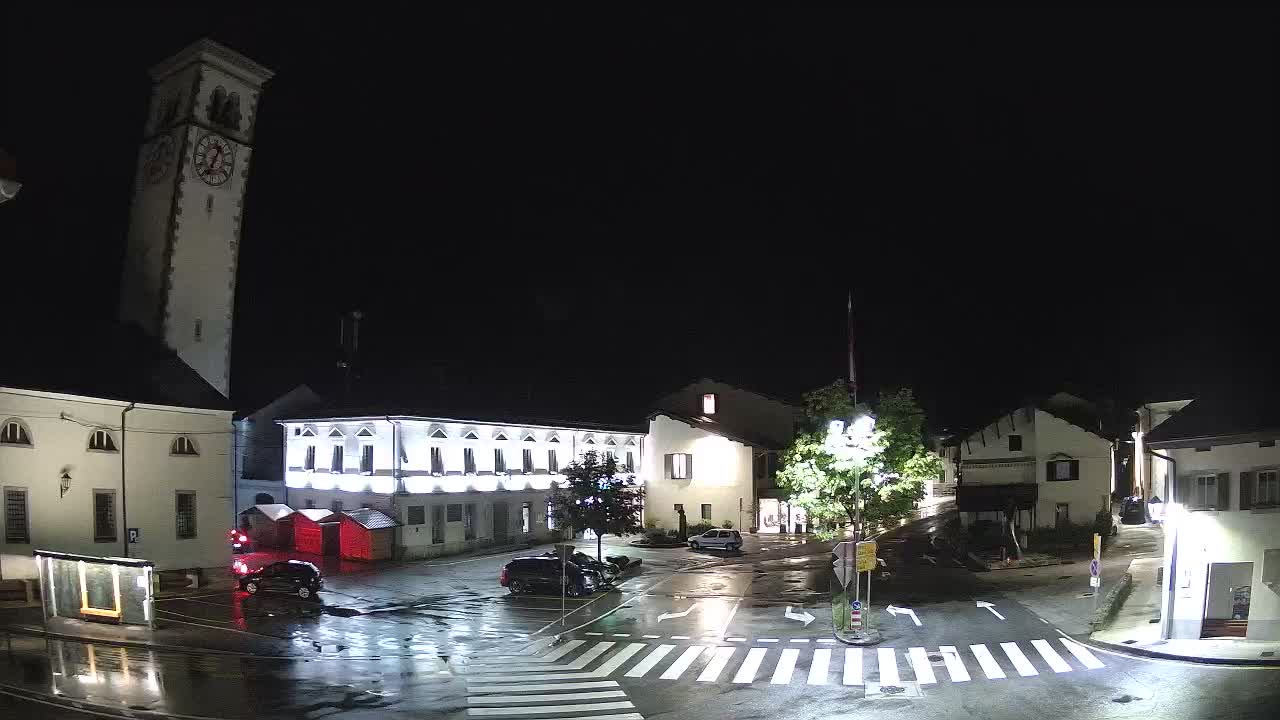 Cámara web en vivo Centro de la ciudad de Kobarid – Valle de Soča – Eslovenia