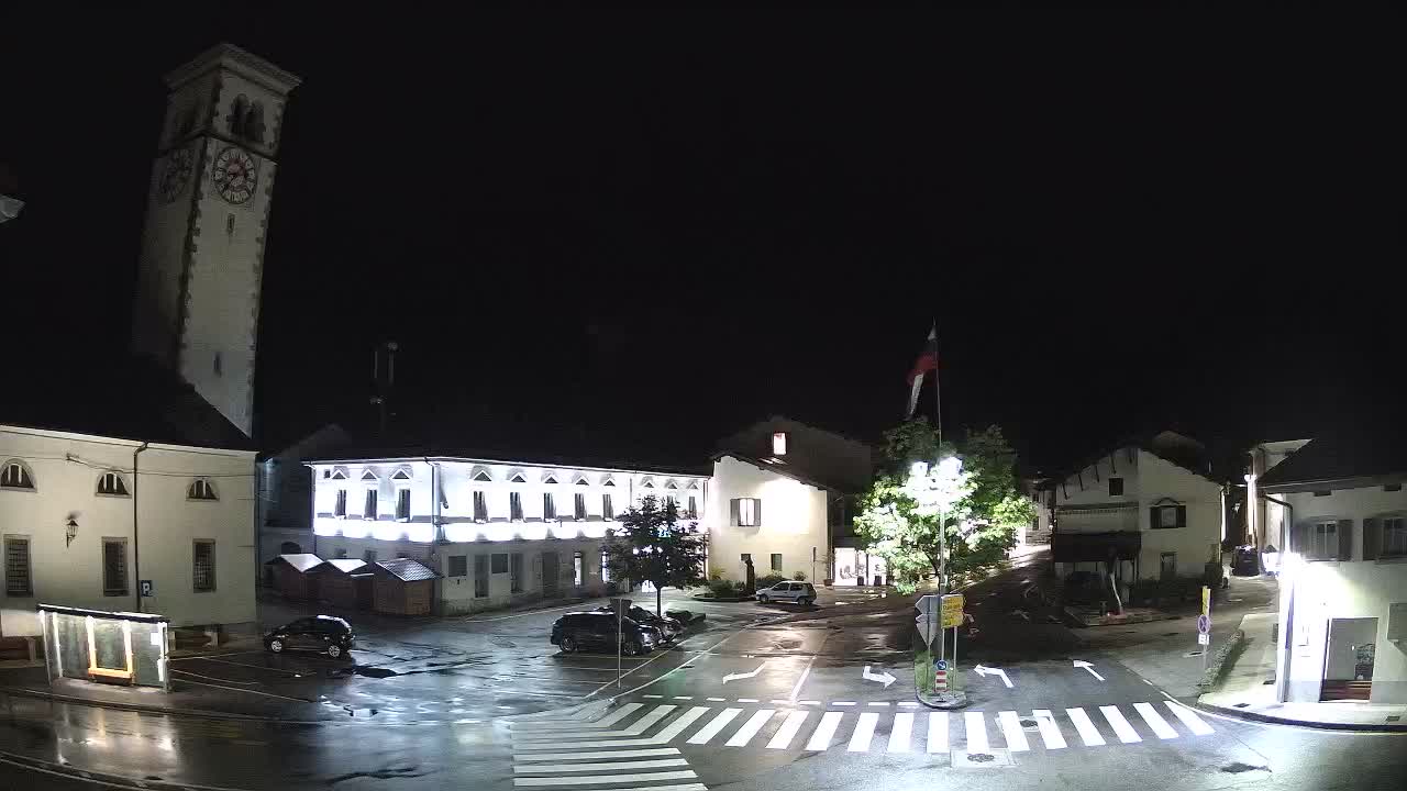 Cámara web en vivo Centro de la ciudad de Kobarid – Valle de Soča – Eslovenia