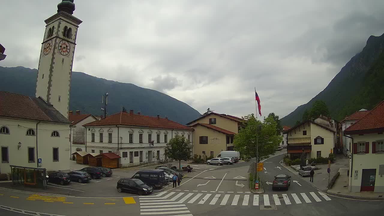 Live webcam Kobarid city center – Soča valley – Slovenia