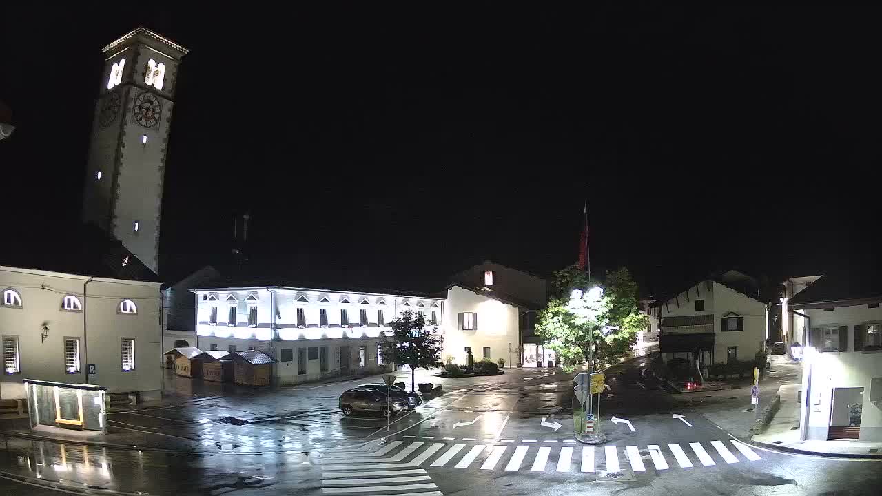 Spletna kamera Kobarid center mesta – dolina Soče – Slovenija