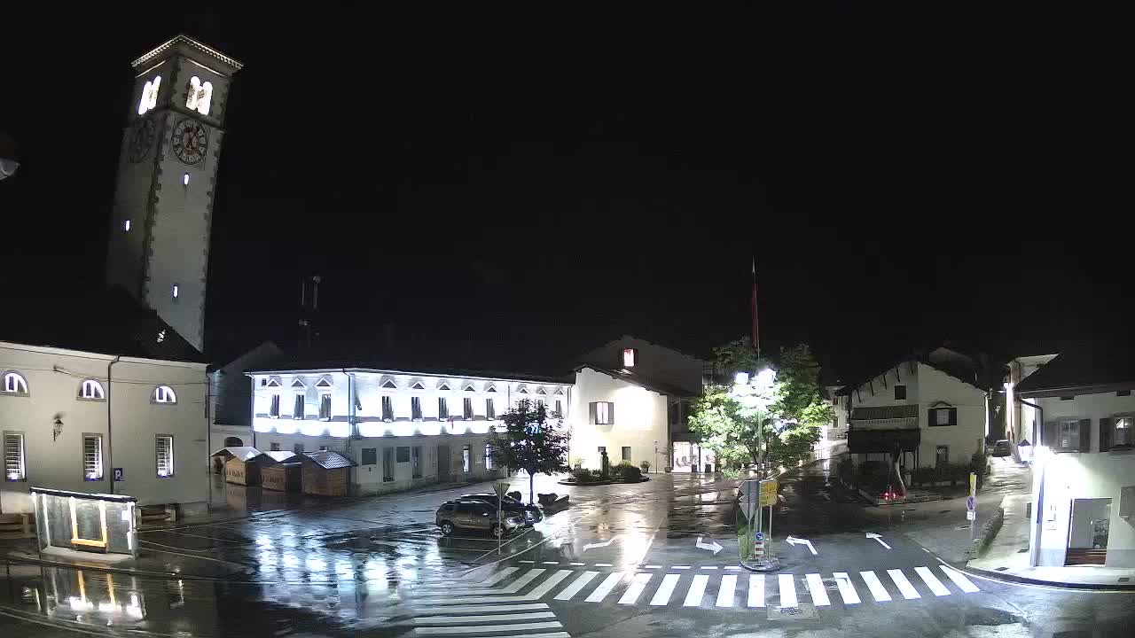 Cámara web en vivo Centro de la ciudad de Kobarid – Valle de Soča – Eslovenia
