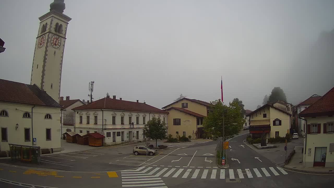 Live webcam Kobarid – Caporetto centro città – Valle dell’Isonzo – Slovenia