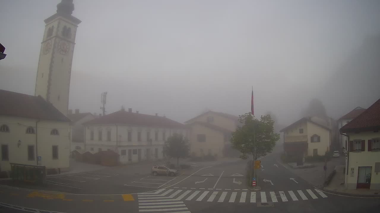 Webcam en direct du centre-ville de Kobarid – Vallée de la Soča – Slovénie