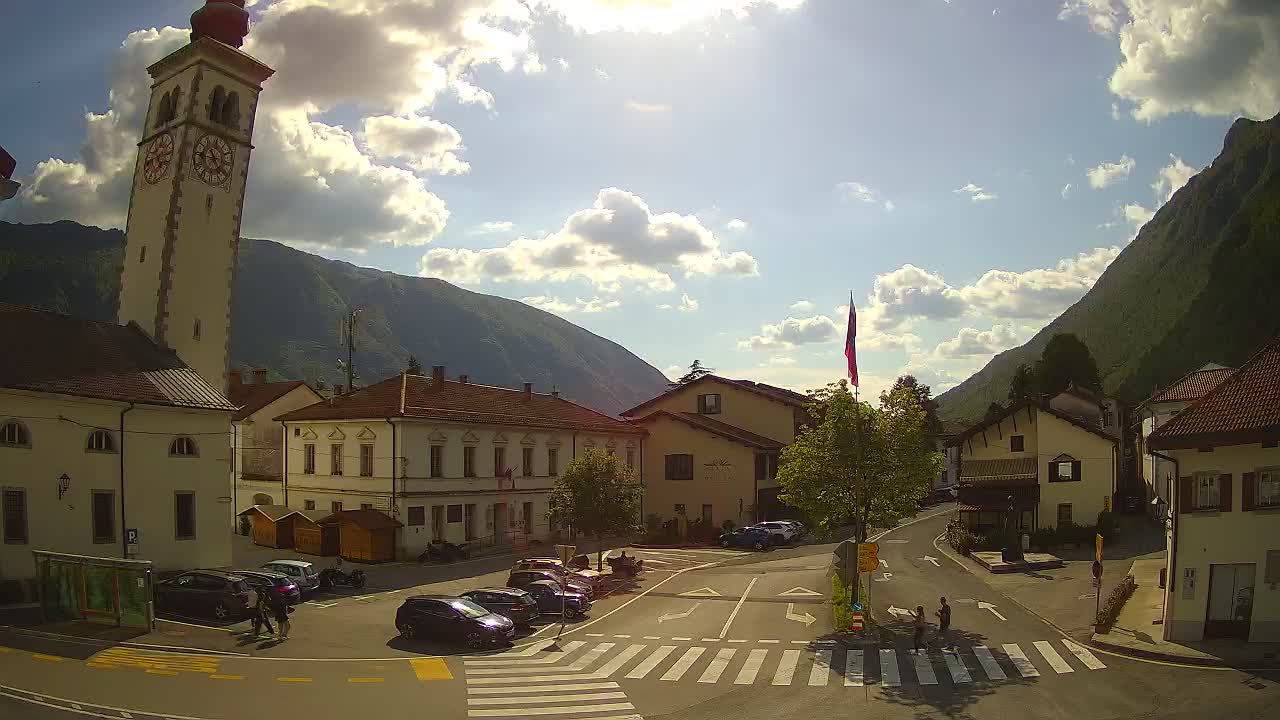Webcam en direct du centre-ville de Kobarid – Vallée de la Soča – Slovénie