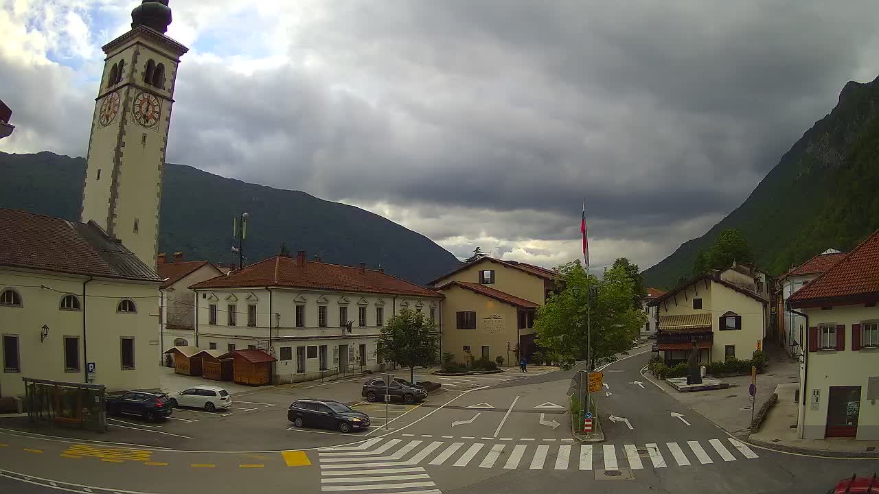 Live webcam Kobarid city center – Soča valley – Slovenia