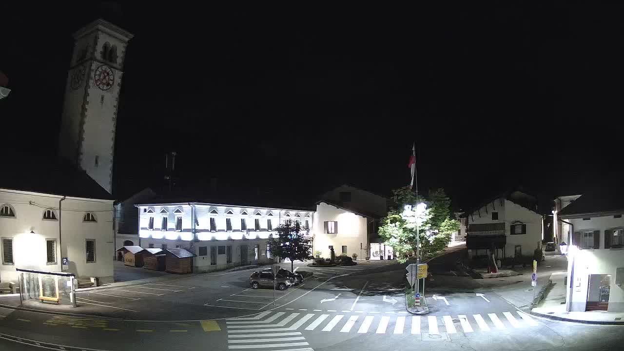 Live-Webcam Stadtzentrum von Kobarid – Soča-Tal – Slowenien