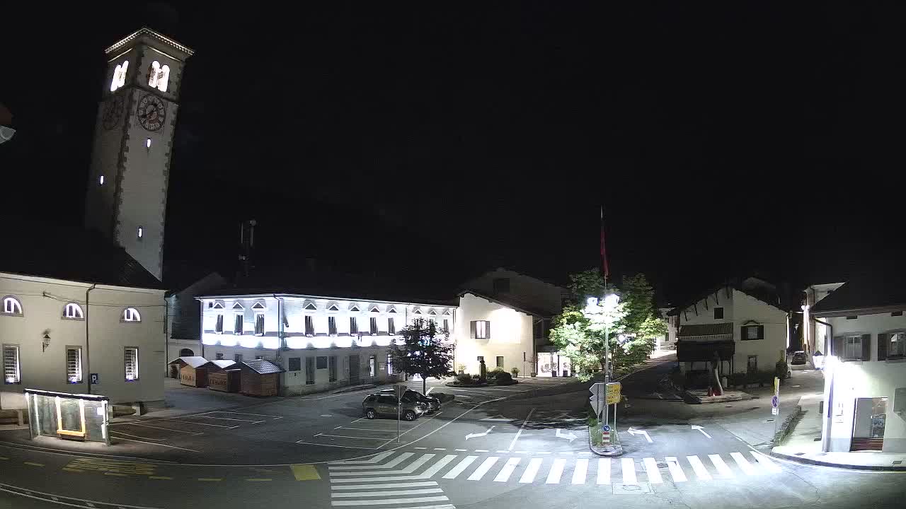 Live-Webcam Stadtzentrum von Kobarid – Soča-Tal – Slowenien