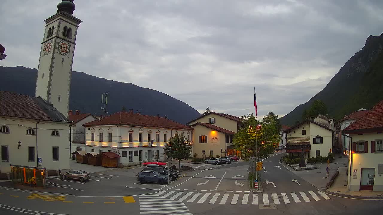 Live webcam Kobarid city center – Soča valley – Slovenia