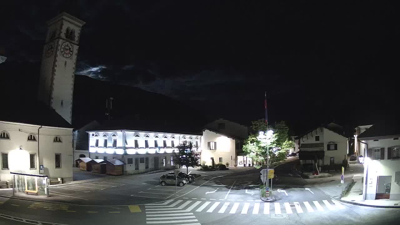 Live webcam Kobarid – Caporetto centro città – Valle dell’Isonzo – Slovenia
