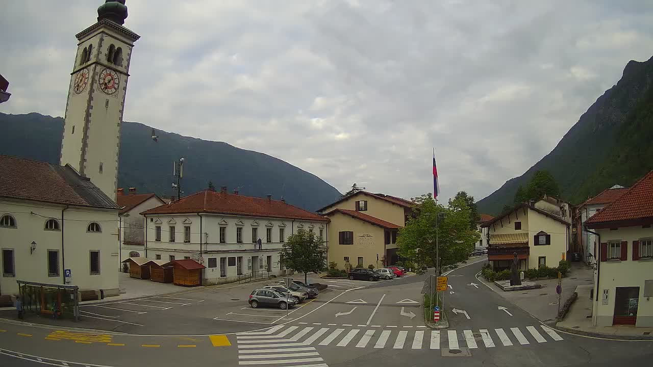 Live webcam Kobarid city center – Soča valley – Slovenia