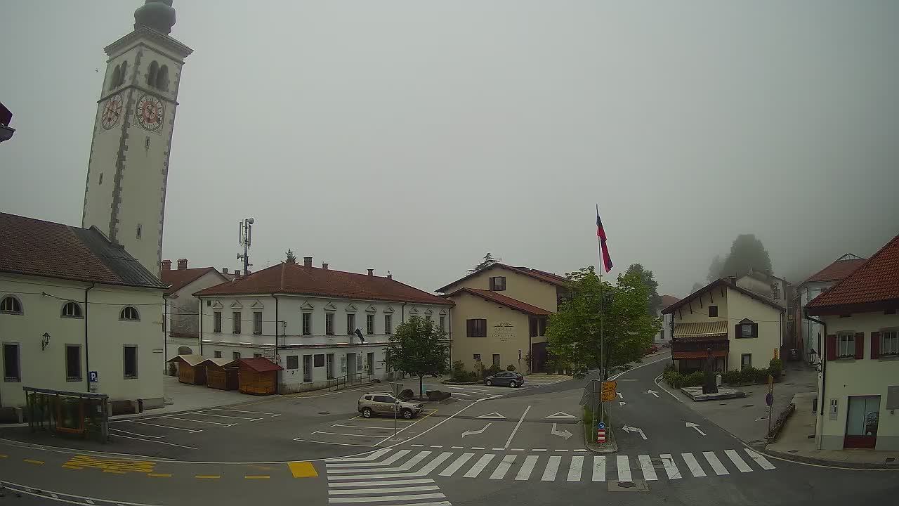 Live-Webcam Stadtzentrum von Kobarid – Soča-Tal – Slowenien