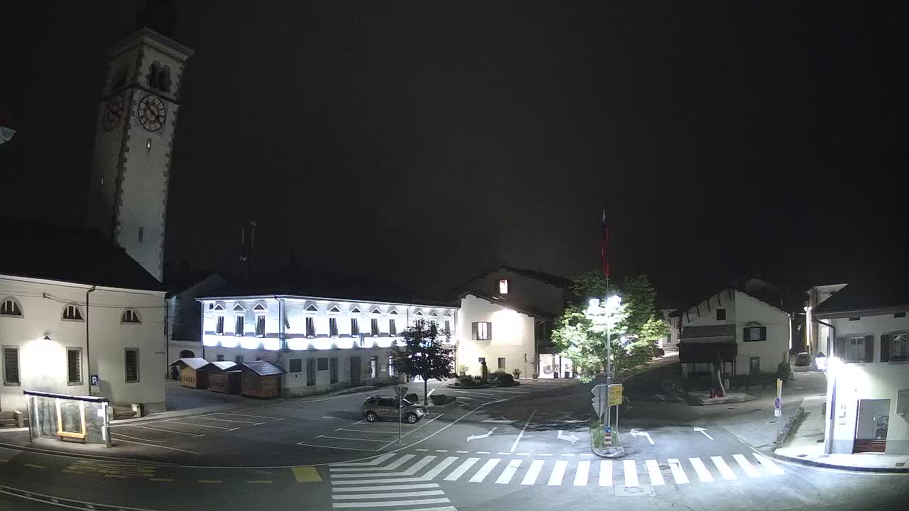 Cámara web en vivo Centro de la ciudad de Kobarid – Valle de Soča – Eslovenia