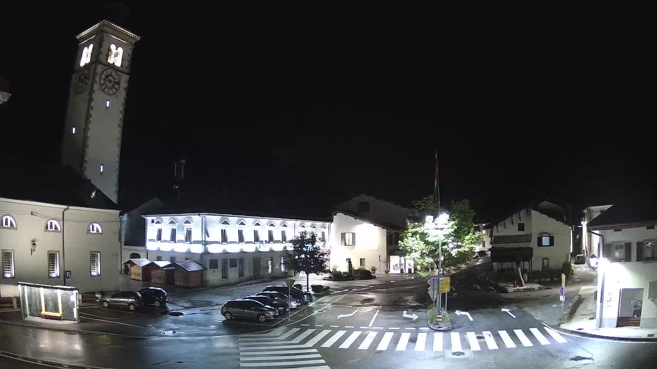 Cámara web en vivo Centro de la ciudad de Kobarid – Valle de Soča – Eslovenia