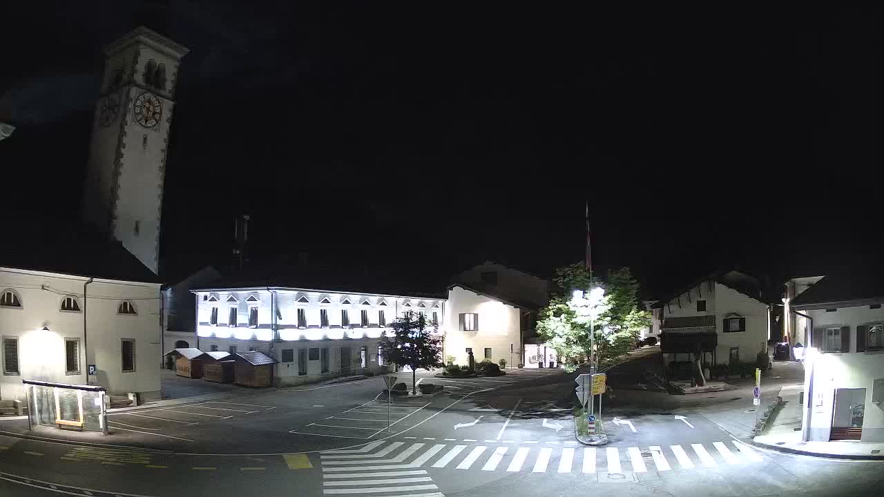 Live webcam Kobarid – Caporetto centro città – Valle dell’Isonzo – Slovenia