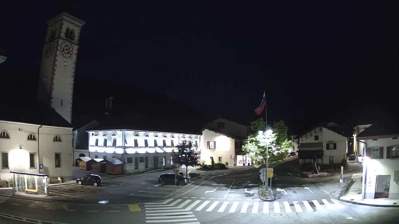 Webcam en direct du centre-ville de Kobarid – Vallée de la Soča – Slovénie